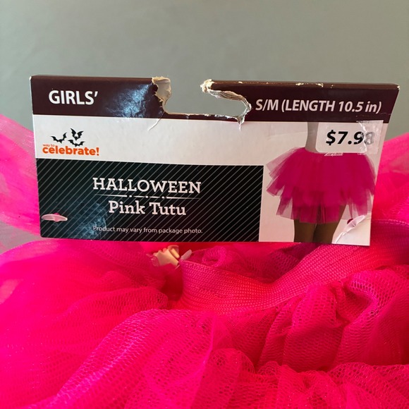 Way to Celebrate! Other - Way to Celebrate Girls Halloween Pink Tutu Skirt Size S/M 6-8 Costume Dress Up